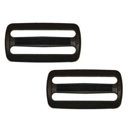 Equinox 0.75 in. Tri Glide Clips, Black, 2PK 969930